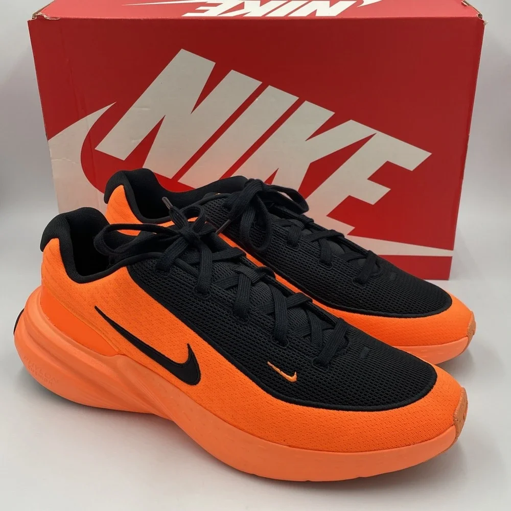 Nike Uplift SC Running Shoes Men's Size 12 Black Total Orange IB2765-004 New